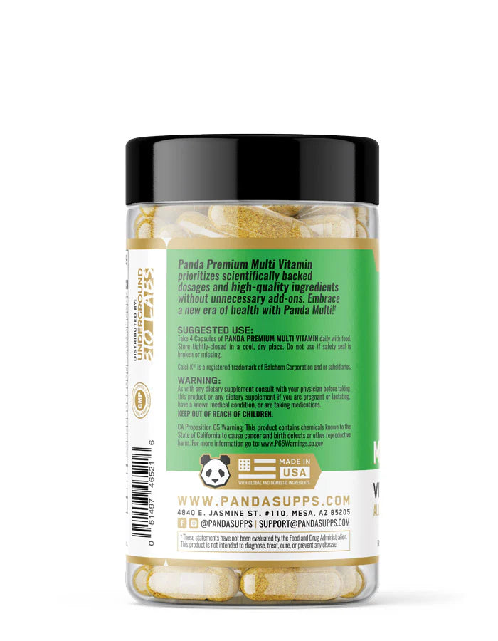 Panda Supps Premium Multi Vitamin