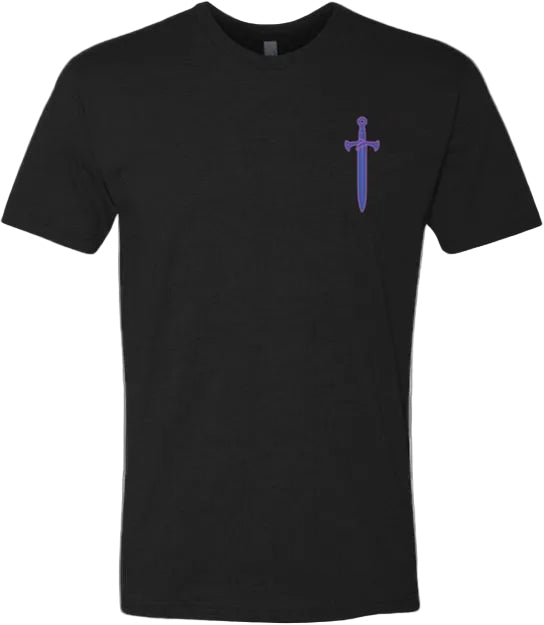 T-Shirt Blue and Pink Design