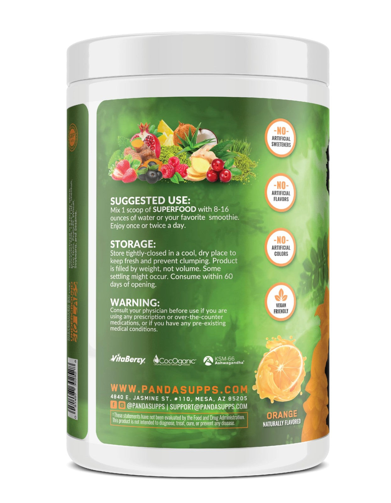 Panda Supps Greens Superfood (Greens, Reds, Golds)