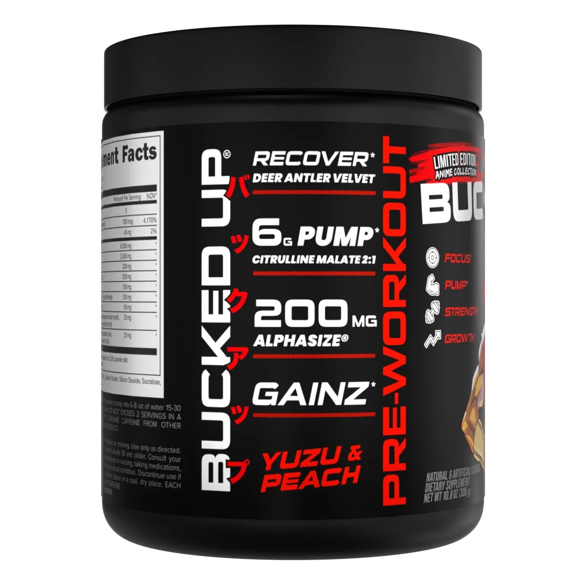 Bucked Up Pre Workout Yuza and Peach